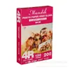 Papel fotográfico de alto brillo de 5 pulgadas 6 pulgadas 7 pulgadas papel fotográfico de pulpa de madera 240g papel para impresión de inyección de tinta papel fotográfico al por mayor