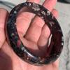 Pulseras Magnéticas Planas y Redondas de Jade Flor de Ciruelo, Suministro en Vivo, Gran Cantidad, Precio Favorable, Joyería de Jade Flor de Ciruelo, Pulseras de Jade, Jade de Xiuyan