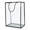 Bolso nuevo con borde de flores bolsa transparente para empaquetar ramos bolsa de mano de PVC para flores bolsa de regalo con ventana bolsa floral