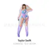 Globo de Película de Aluminio con Tema de la Cantante Angloamericana Taylor Swift Taylor Swift Suministros para Fiesta
