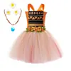 Vestido de Princesa Hada Traje de Blancanieves Vestido de Pastel Tutú para Niñas Enviar Corona Vestido de Escenario