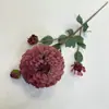 Tela Afelpada con Flores Phalaenopsis, Adornos Suaves para Decoración del Hogar, Arreglos Florales, Accesorios para Fotografía de Bodas, Arreglos de Flores Artificiales