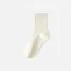 Calcetines 100% Algodón Mujer Verano Finos Puro Algodón Todo Algodón Media Pantorrilla 10A Antibacterianos Desodorantes Anti-pilling Calcetines de Maternidad Venta al por Mayor