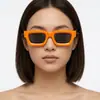 Gafas de sol rectangulares de marco estrecho estilo coreano europeas y americanas, monturas cuadradas pequeñas de estilo callejero hip-hop y disco, gafas de sol adelgazantes y de alta gama