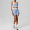 Conjunto de Yoga de Bloques de Color de Venta Caliente Transfronterizo Conjunto de Dos Piezas Traje Deportivo Ajustado para Correr Conjunto de Fitness de Alta Elasticidad de Secado Rápido para Mujer