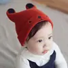 Chapéu de Cobertura para Cabeça de Bebê Importado da Coreia 0-3 Anos Estilo Novo Primavera e Outono Chapéu Unissex para Bebê Fio de Algodão Chapéu Quente Pulôver