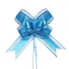 Nuevo Lazo Grande Transfronterizo de Hilo de Nieve 50 Flor Tirada a Mano Decoración para Coche de Boda Embalaje de Regalo de Navidad Flor Cepillada