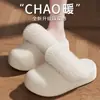 Zapatillas de Algodón Estilo Nuevo Invierno 2026 Punta Baja, Zapatos de Algodón para el Hogar, Pantuflas de Interior Cálidas para Mujer con Forro de Felpa, Disponible para Dropshipping