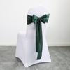 Fabricante Nórdico de Hotéis Capas para Cadeiras de Banquete de Casamento com Flor na Costas Laço de Fita de Seda Costas da Cadeira Fita Floral de Cetim