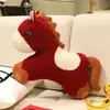 Mascote do Ano do Cavalo Estilo Chinês Zodíaco Pônei Almofada Almofada de Sofá Brinquedo de Pelúcia Almofada Presente para Reunião Anual Atacado