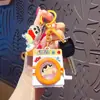 Llavero Original de Lavadora de Crayon Shin-Chan Dibujo Animado Simulación de Descompresión Juguete Colgante para Mochila Escolar Regalo Creativo Venta al por Mayor