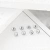 F136 Titanio DIY Aire Tuohuazi Placa de Perforación Fondo Plano Broca G23 Aleación de Titanio Aretes Pin para Lengua Uña Enterrada Accesorios de Perforación