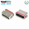 Conector Fêmea Tipo C 6P 16P 24P Tipo Afundado À Prova D'água Montagem em Superfície 0,8 1,0 1,6 mm Soquete Smt