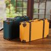Estilo Europeo Nostálgico Retro Almacenamiento de Equipaje Portátil Almacenamiento Organizar Caja de Madera Maleta Equipaje Accesorios para Fotografía de Bodas