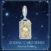 Aifulu Colgante de Tarjeta con Cuentas de las Doce Constelaciones de Nicho Plata de Ley S925 Accesorios DIY Joyería de Cuentas Sueltas Venta al por Mayor