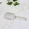 Peine para Cabello Liso y Suave Peine de Almohadilla Hebilla Interna Peine Rizador Peine de Peluquería Antiestático Plástico Cabeza Grande de Dientes Peine Masajeador con Airbag