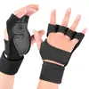 Guante de Mano para Entrenamiento Deportivo Fitness Medio Dedo Antideslizante Resistente al Desgaste Guantes de Portero Adulto Dedos Expuestos Guantes Tácticos para Montar