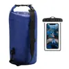 Paquete combinado: bolso tipo cubo impermeable, funda impermeable para teléfono, bolsa para playa, rafting y natación, mochila para exteriores, directo del fabricante