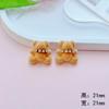 Conejo Oso Afelpado Acrílico Accesorios DIY Funda de Teléfono Hebilla de Zapato Flor de Zapato Parche Pasador Accesorios para el Cabello Material