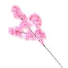 Flores Artificiales, Ramas Artificiales de Flor de Cerezo con 3 o 4 Ramas, Ramas de Flor de Cerezo para Decoración de Bodas, Flores Falsas para Decoración de Techos Interiores, Ramas Falsas de Flor de Melocotón