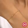 Novo Conjunto de Joias S925 Prata Esterlina Estrela de Diamante Pulseira Colar Brincos Quatro Pontas Estrela Masculina Design de Nicho