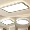 Luz de techo de espectro completo para la sala de estar, luz principal del dormitorio, control de voz inteligente, lujo ligero, diseño redondo, minimalista, luz redonda de hierro para estudio