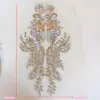 Malla Champán Escamas de Pez Doradas Lentejuelas Bordado con Cuentas Encaje Cinturón Hanfu Accesorios Tocado
