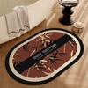 Alfombrilla para puerta de baño, especial para baño, antideslizante, absorbente de agua, de diatomeas, para inodoro, baño, alfombrilla para pies para el hogar