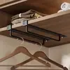 Prateleira de Pendurar Sob o Armário Artefato Gancho Sem Furo Prateleira de Armazenamento Multifuncional para Cozinha Interior da Porta do Armário Prateleira de Armazenamento