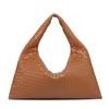 Bolsa Feminina 2024 Cross-border Nova Retro Grande Bolsa Tecida Ombro Único Axila Bolsa Portátil Grande Capacidade Tote Bag Trendy