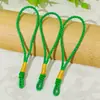 Corda de Cânhamo de 11cm Cabeça de Corda com Três Argolas Fina Chaveiro de Alta Qualidade Pingente de Carro Acessórios Cordão com Borla Pronto para Venda