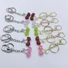 Llavero de Cereza de Moda Retro Europeo y Americano Más Vendido Transfronterizo con un Toque de Alta Gama, Accesorio Colgante de Fruta de Cereza para Bolsa