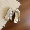 Zapatos de Cuña Populares para Mujer Verano 2026 Nuevo Estilo Lazos Sin Espalda Peep-Toe Sandalias Casuales con Punta Abierta para Mujer