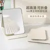 Espelho Dobrável, Espelho de Mesa de Maquiagem Unilateral, Pequeno e Estiloso, Portátil, Adequado para Dormitórios Estudantis, Escritórios, Mesas e Uso Doméstico