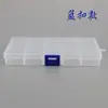 Caja de Almacenamiento Transparente de Plástico con 15 Compartimentos Caja para Componentes Digitales Empaque de Joyería Caja de Almacenamiento para Anzuelos Accesorios de Pesca