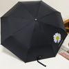 Ins Quan Zhilong Paraguas de Sol de Margarita Totalmente Automático Plegable Anti-UV Paraguas Publicitario de Dropshipping Logotipo Impreso