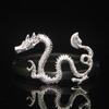 Colgante Doble Dragón de Material de Aleación DIY Accesorios de Joyería Tocado Nupcial Estilo Antiguo Hecho a Mano Accesorios para el Cabello Materiales para Accesorios de Horquilla