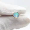 Piercing para Lengua de Aleación de Titanio F136, Piercing para Labio de Aleación de Titanio con Goteo de Aceite, Piercing para Nariz, Cabeza de Joyería con Tornillo Interno, Accesorios de Joyería para Piercings Corporales