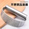 Venta al por mayor de fábrica Transfronterizo Manual Anillo Acero Inoxidable Prensa de Ajo Doméstico Ajo Machacado Ajo Machacado Ajo Machacado Artefacto