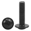 Acero Inoxidable 201 Cabeza Redonda Negra Hexágono Interior Tornillo Acolchado Cabeza Pan Hexágono Interior Tornillo M3M4M5M6M8