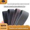 Fita Elástica Cinza de 2,5cm Tecida Sem Lançadeira Sarja Simples Unilateral Suspensórios Acessórios de Vestuário Fábrica de Fitas Elástico