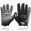Atacado luvas de ciclismo primavera e outono respirável dedo completo mountain bike outono e inverno antiderrapante proteção solar luvas de dedo longo Série Preta