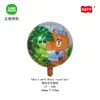 Globo de Dibujos Animados de 18 Pulgadas Cerdito Peggy Oso Marrón Connie Conejo Sally Gallina Ding Dang Gato Película de Aluminio
