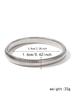 Pulsera gruesa europea y americana transfronteriza de joyería popular elástica ancha de acero de titanio para mujer de lujo ligero nicho exagerado metal anillo de raya vertical