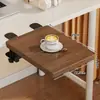 Placa de extensão de mesa para sala de jogos, mesa de computador com prateleira de armazenamento estendida e alargada, suporte para teclado e mouse, suporte para laptop