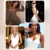 Almohadillas para senos de mango fino de verano para mujer, adecuadas para vestidos de novia, con efecto push-up, invisibles, impermeables, antideslizantes y almohadillas anti-mostrando pezón