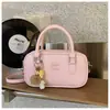 Fabricante Transfronterizo 2025 Otoño e Invierno Nuevo Bolso de Bolos para Mujer Bolso Boston Almohada de Nicho Bolso de Mano y Bolso Cruzado de Moda