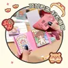 Livro de Adesivos para Vestir Mochi Pequeno Livro 2 Decoração de Menina Livro de Vestir Desenho Animado Fofo Artesanal DIY Adesivo para Vestir Pintura