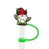 Protector de pajita de silicona de dibujos animados compatible con botellas de agua Stanley, tapa de pajita a prueba de polvo y manchas, decoración de regalo de Navidad