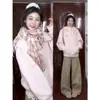 Sudadera con capucha de alta gama, elegante, para otoño e invierno, nueva, holgada y a la moda, de terciopelo, engrosada, nicho, chaqueta cárdigan con cremallera